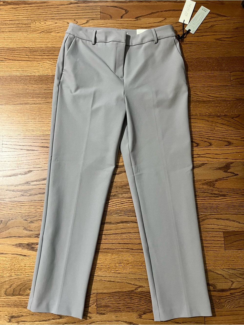 Rachel Zoe Light Gray Tailored Leg Ankle Trousers